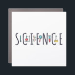 Magnet Pour Voiture Science<br><div class="desc">Un superbe Design Scientifique. Une parfaite rencontre pour chaque scientifique,  étudiant en sciences,  professeur de sciences et amoureux des sciences. Excellente idée cadeau pour les hommes,  les femmes,  les ados et les enfants.</div>