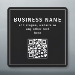 Magnet Pour Voiture Télécharger le code QR ou le logo | Noir moderne<br><div class="desc">Remplacez simplement par votre propre code ou logo QR et par le texte de la personnaliser comme vous le souhaitez.</div>