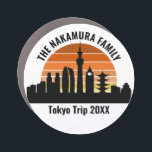 Magnet Pour Voiture Tokyo Japan Sunset Custom Vacation Souvenir<br><div class="desc">Personalized Tokyo Japan skyline at sunset car magnet for your vacation to this cool metropolis. Always remember your trip with this customized city keepsake souvenir.</div>