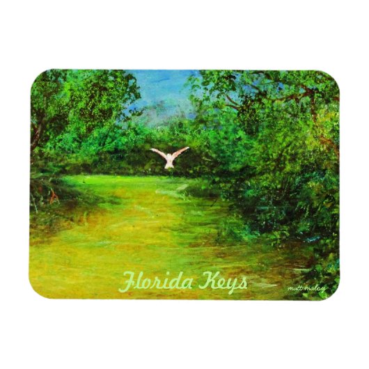 Magnet Premium de la spatule de mangrove (Horizontal)