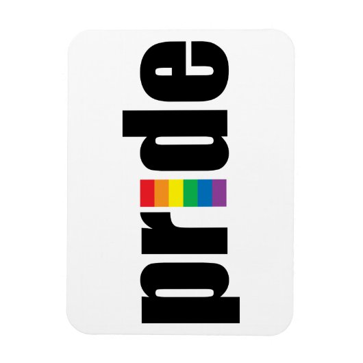 Magnet Premium gay pride (Vertical)