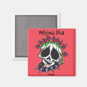 Magnet - Princess Diva Skull (Recto/Verso)