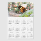 Magnet promotionnel 2024 Calendrier Papillon (Devant)
