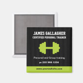 Magnet promotionnel du formateur personnel (Recto/Verso)