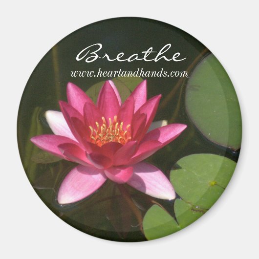 MAGNET PROMOTIONNEL NÉNUPHAR ROUND "BRISER" (Devant)