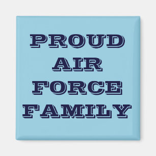 Magnet Proud Air Force Familie Magneet