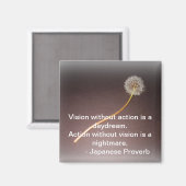 Magnet proverbe japonais (Recto/Verso)