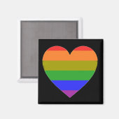 Magnet Rainbpw Coeur (Recto/Verso)