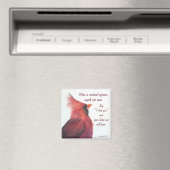 Magnet Red Cardinal Bird (In Situ (Lave-vaisselle))