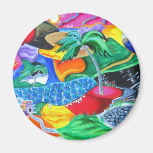 Magnet - Relax over Caribische vakantie Magneet