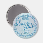 Magnet Réservez la date (Recto/Verso)