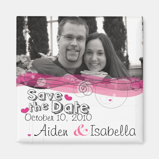 Magnet Réservez la date (Devant)