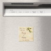 Magnet Réservez la date Cupid vintage (In Situ (Lave-vaisselle))