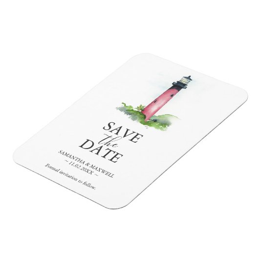 Magnet Réservez la date de mariage de destination (Côté Gauche)