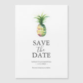 Magnet Réservez la date de mariage de destination (Devant)