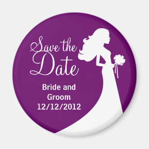 Magnet Réservez la date élégant unique