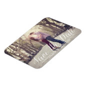 Magnet Réservez la date photo manuscrite (Côté Gauche)