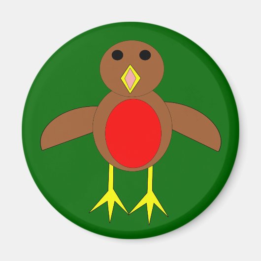 Magnet Robin de Noël (Devant)