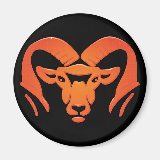 Magnet Rockford Rams #4 (Devant)