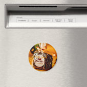 Magnet rond Brownie (In Situ (Lave-vaisselle))