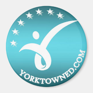 Magnet rond de 3 pouces - Yorktown Education