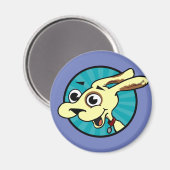 MAGNET ROND DE CHIEN FUNNÉ (Recto/Verso)