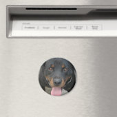 Magnet rond de l'image Rottweiler (In Situ (Lave-vaisselle))