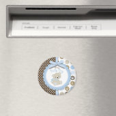 Magnet rond de l'ours en peluche (In Situ (Lave-vaisselle))