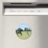 Magnet rond de moutarde (In Situ (Lave-vaisselle))