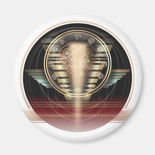 Magnet rond Dissolvo Ray (Devant)
