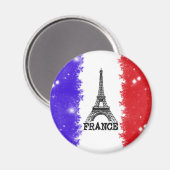 Magnet rond France (Recto/Verso)