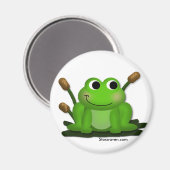 Magnet rond Froggy adorable (Recto/Verso)