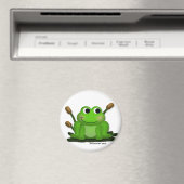 Magnet rond Froggy adorable (In Situ (Lave-vaisselle))