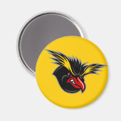 Magnet rond Jersey Penguins "Angry Penguin" (Recto/Verso)