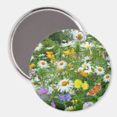 Magnet Rond pour Jardin d'Été (Recto/Verso)