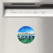 Magnet rond Venise Italie (In Situ (Lave-vaisselle))