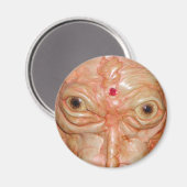 Magnet rond, "Yeux démon Brown" (Recto/Verso)