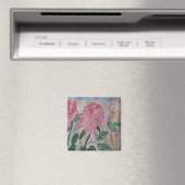 Magnet Rose d'été Abstrait (In Situ (Lave-vaisselle))