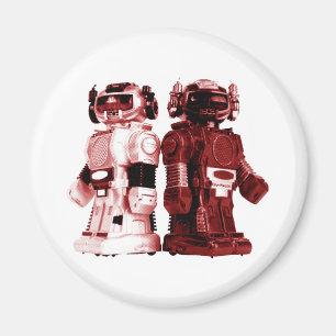magnet rouge de robots