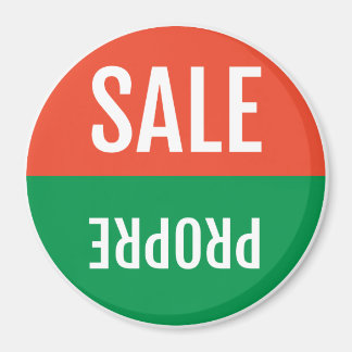 Magnet Sale - Eigen vaatwasser Magneet