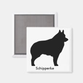 Magnet Schipperke (Recto/Verso)