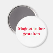 Magnet selber gestalten magneet (Voorkant / Achterkant)