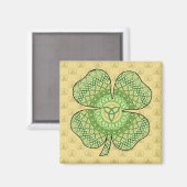Magnet Shamrock celtique (Recto/Verso)