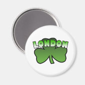 Magnet Shamrock de Londres (Recto/Verso)
