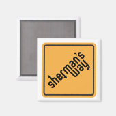 magnet "Sherman's Way" (Recto/Verso)