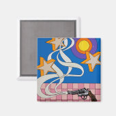 Magnet "Shootin' Starz" (Recto/Verso)