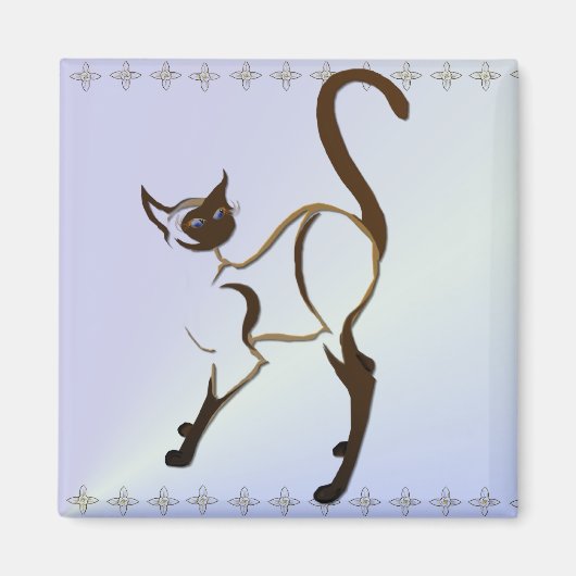 Magnet Siamese Kitty (Devant)