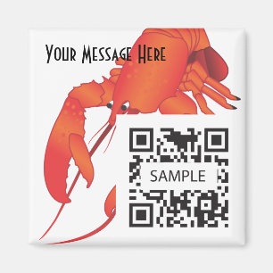 Magnet Sjabloon Lobster Magneet