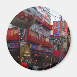 Magnet Sjabloon SHINSEKAI in Osaka 03 Magneet