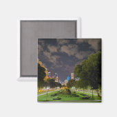 Magnet Sky de nuit de Chicago (Recto/Verso)
